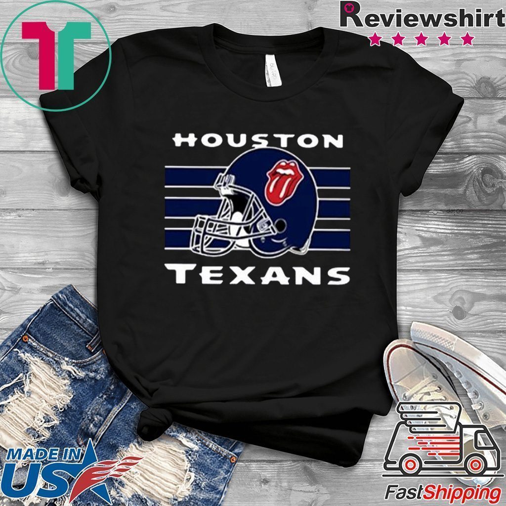 HYYSH Tee Shirt Homme Texans de Houston Imprimé À Manches Courtes Rugby Sportswear Lettre Imprimer Loose Hommes Color : B, Size : M 