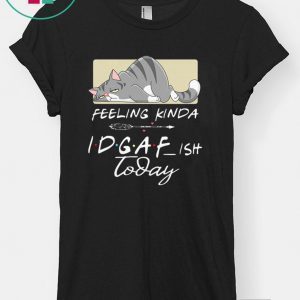 Tired Cat Feeling Kinda IDGAF Ish Today 2020 Tee Shirts