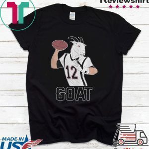 Tom Brady GOAT 12 Tee Shirt