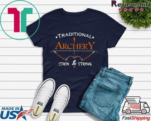 Traditional Archery Stick and String Tee Shirt