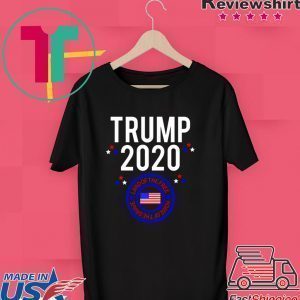 Trump 2020 President land of the free Tee Shirt