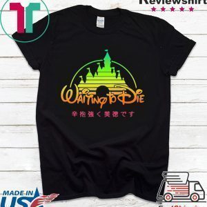 Waiting To Die Vaporwave Tee Shirt