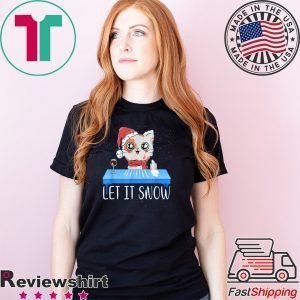 Walmart Cocaine Santa Cat Kitten Let It Snow Tee Shirts