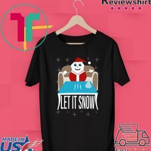 Walmart Cocaine Santa Let It Snow Tee Shirts