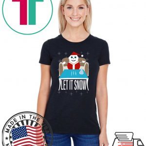 Walmart Cocaine Santa Let It Snow Tee Shirt