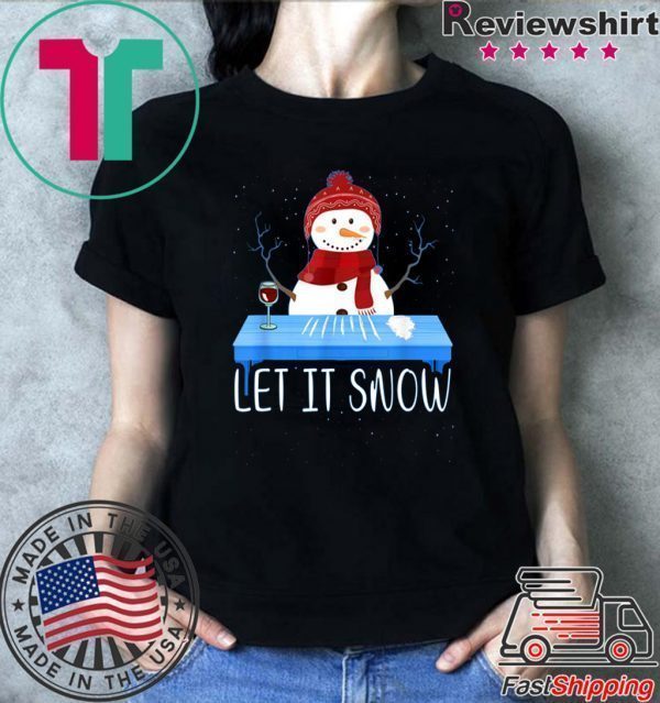 Walmart Cocaine Santa Snowman Let It Snow Tee Shirts
