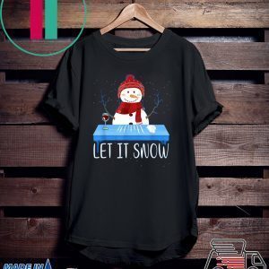 Walmart Cocaine Santa Snowman Let It Snow Tee Shirts