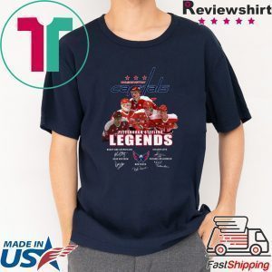 Washington Capitals Pittsburgh Steelers Legends Players Tee Shirts