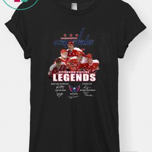 Washington Capitals Pittsburgh Steelers Legends Players Tee Shirts