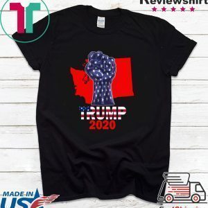 Washington For President Donald Trump 2020 Election Us Flag Tee Shirts