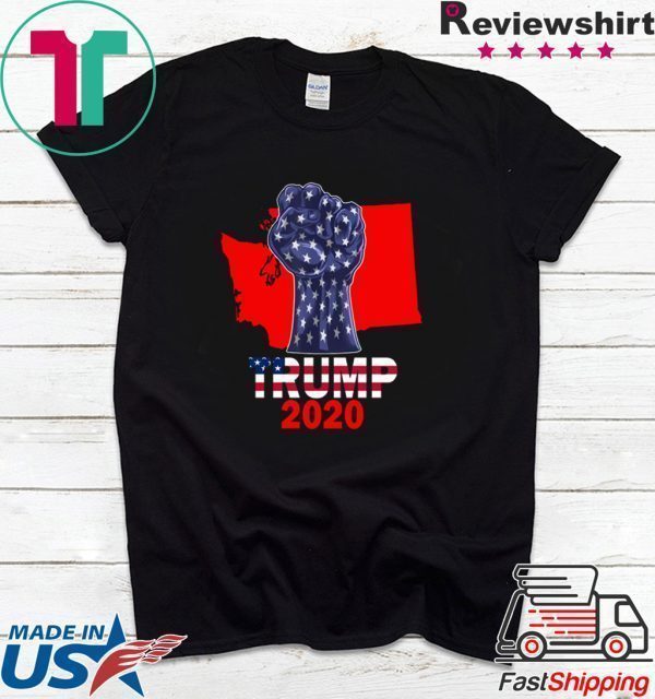 Washington For President Donald Trump 2020 Election Us Flag Tee Shirts