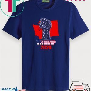 Washington For President Donald Trump 2020 Election Us Flag Tee Shirt