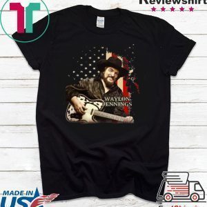 Waylon Jennings america Tee Shirt