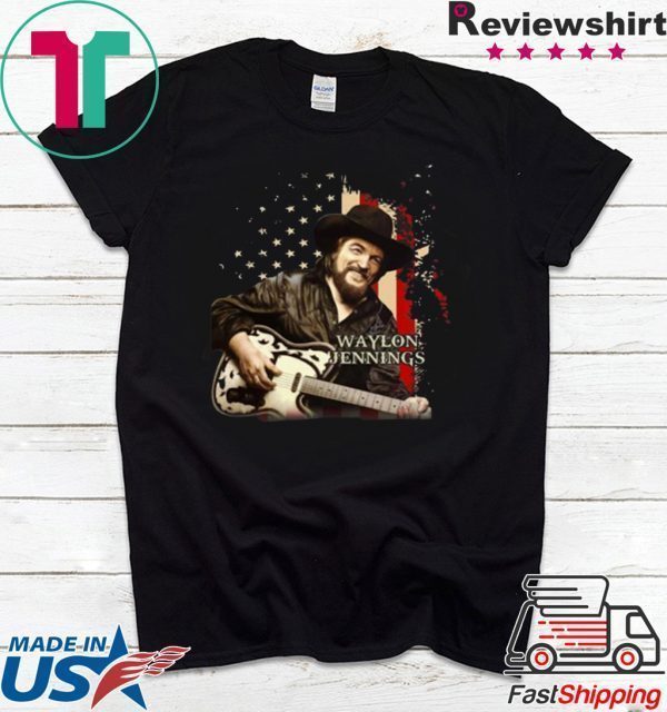 Waylon Jennings america Tee Shirt