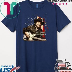 Waylon Jennings america Tee Shirt