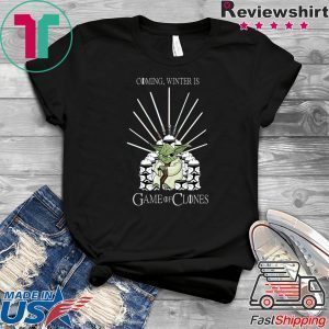 Yoda Coming, Winter Is Game Of Clones Tee Shirt