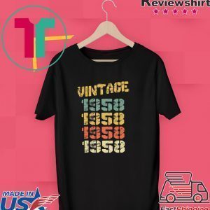 1958 Vintage 62nd Birthday Tee Shirts