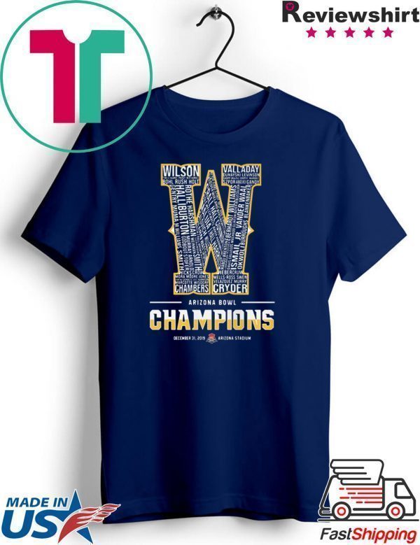 Arizona Bowl Champions 2019 Tee Shirts