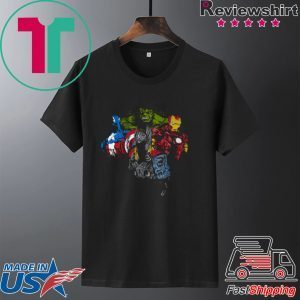 Avengers Huck Captain American Thor And Iron Man Tee Shirts