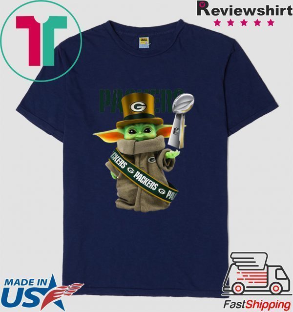 Baby Yoda Green Bay Packer Cup Tee Shirts