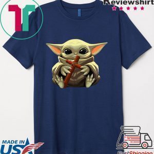 Baby Yoda Hug Cross Tee Shirts