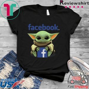 Baby Yoda Hug Facebook Tee Shirts