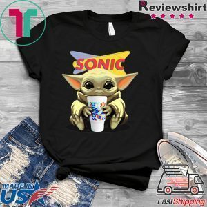 Baby Yoda Hug Sonic Drive-In Tee Shirt
