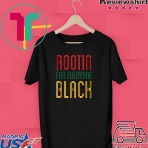 Black History Month African Pride Rootin BHM 2020 Lives Tee Shirts