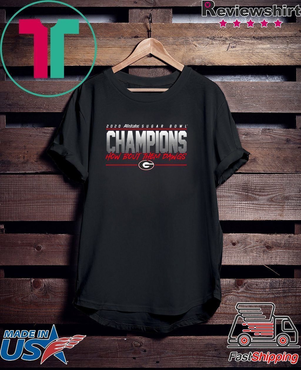 Bulldogs Champions How Bout Them Dawgs Tee Shirt