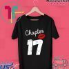 Chapter 17 Years 17th Happy Birthday Lips Tee Shirts