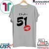 Chapter 51 Years 51th Happy Birthday Lips Tee Shirts