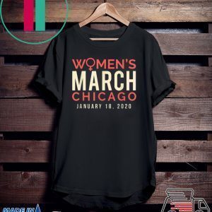 Chicago Women's March 2020 January Tee Shirts