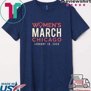 Chicago Women's March 2020 January Tee Shirts