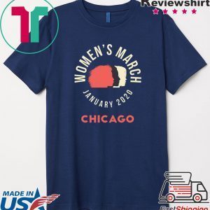 Chicago Women's March January 2020 Tee Shirts