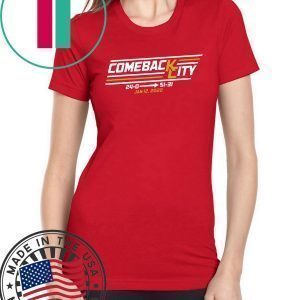 Comeback City Kansas City Football Tee Shirts