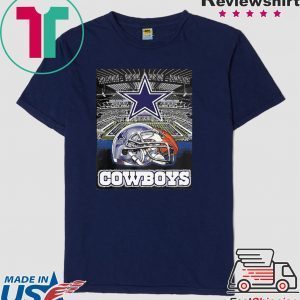 Cowboys helmet football stadium football shirt
