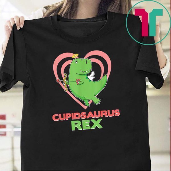 Cupidsaurus Rex Dinosaur TRex Dino Love Valentines Day Tee Shirts