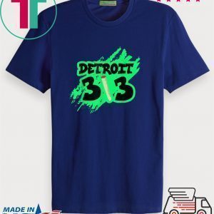 Detroit 313 Smoking Marijuana Joint Weed Motor City Tee Shirts