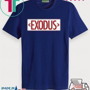 Exodus Exit Sign Haggadah Seder Plate Passover Matza Feast Tee Shirts