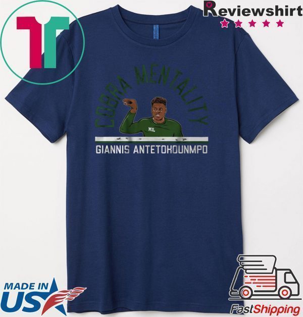 Giannis Cobra Mentality Milwaukee - NBPA Licensed Tee Shirts