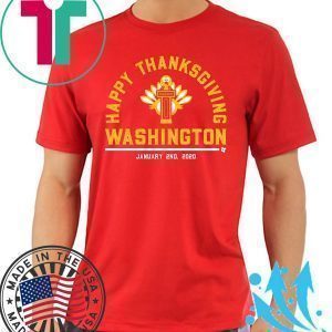 Happy Thanksgiving Washington Football Tee Shirts