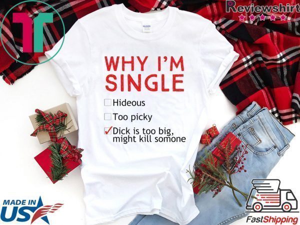 Hollywood Thread Why I’m Single Funny Check List Tee Shirts