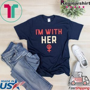 I'm with her Women's March January 18, 2020 T-Shirt