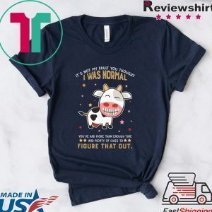 It’s Not My Fault You Thought I Was Normal Tee Shirts