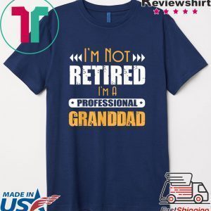 I’m Not Retired I’m A Professional Granddad Tee Shirt