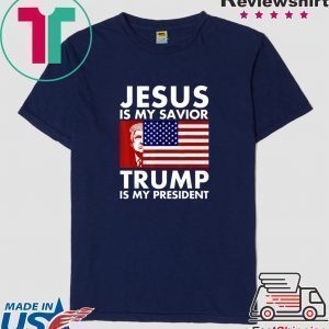 Jesus is My Savior Trump is My President 2020 Gift T-Shirt