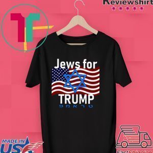 Jews For Trump American Flag Tee Shirts