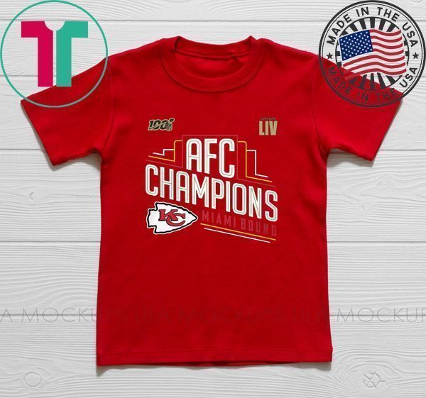 Kansas City Chiefs 2019 AFC Champions 2020 Tee Shirt