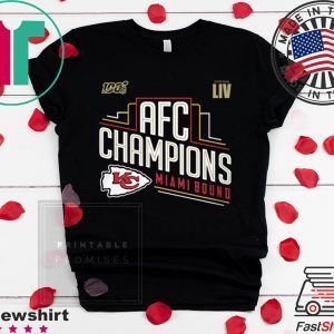 Kansas City Chiefs 2019 AFC Champions 2020 Tee Shirt