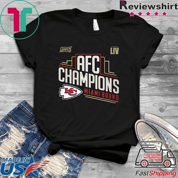 Kansas City Chiefs 2019 AFC Champions T-Shirt